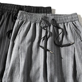New Loose Striped Men’s Wide-Leg Casual Pants